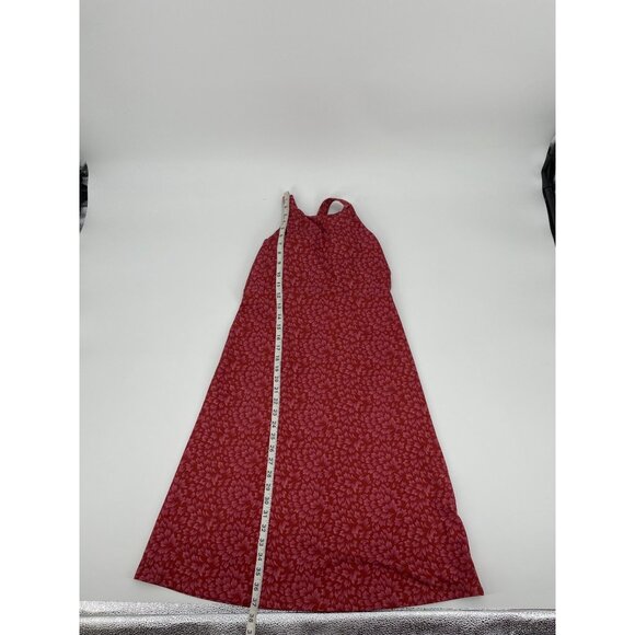 Patagonia Womens Medium Dress Floral Red Sleeveless Crossback Shelf Bra Athletic - Picture 10 of 10